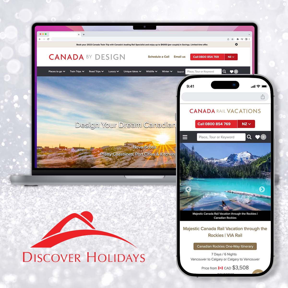 Discover Holidays Digital Design, Development and Optimisation
