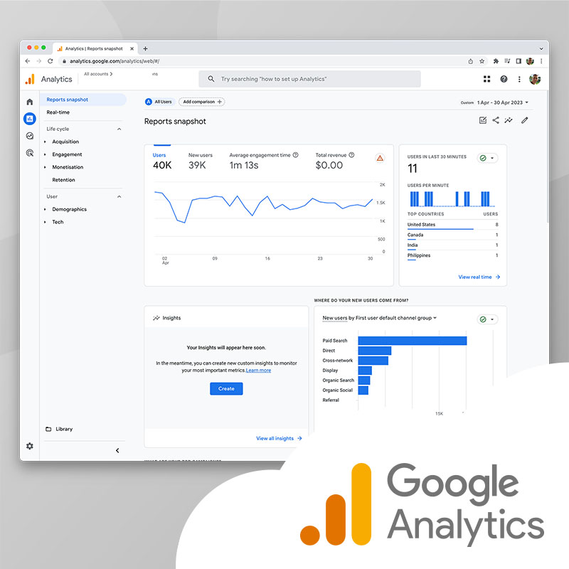 Website SEO & Optimisation | Google Analytics 89 Digital